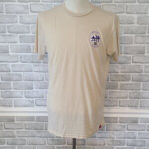 NBA Utah Jazz 50th Anniversary Tshirt NEW Large Natural Color